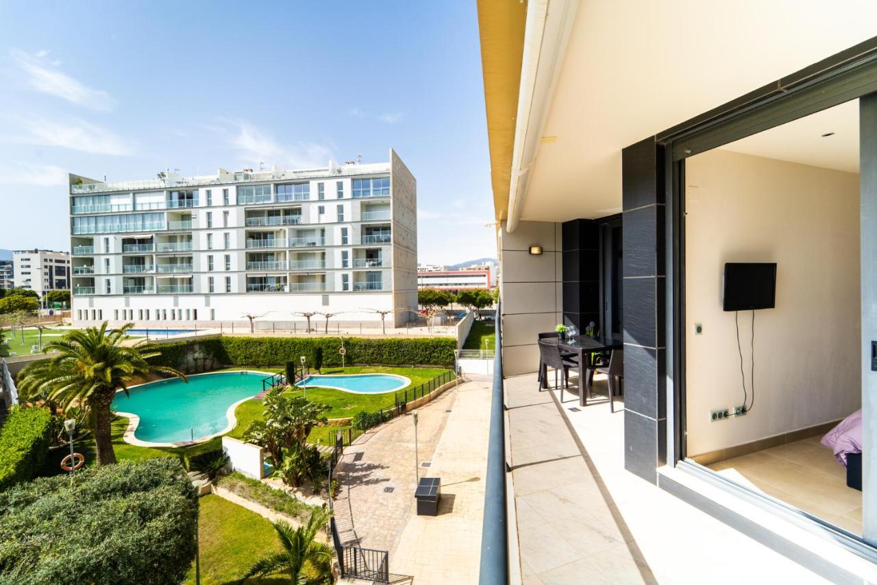 Primera Linea De Mar Con Piscina, Gimnasio Y Parking 2 Hab Y 2 Banos Вильяхойоса Экстерьер фото