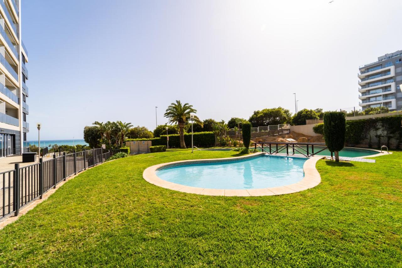 Primera Linea De Mar Con Piscina, Gimnasio Y Parking 2 Hab Y 2 Banos Вильяхойоса Экстерьер фото